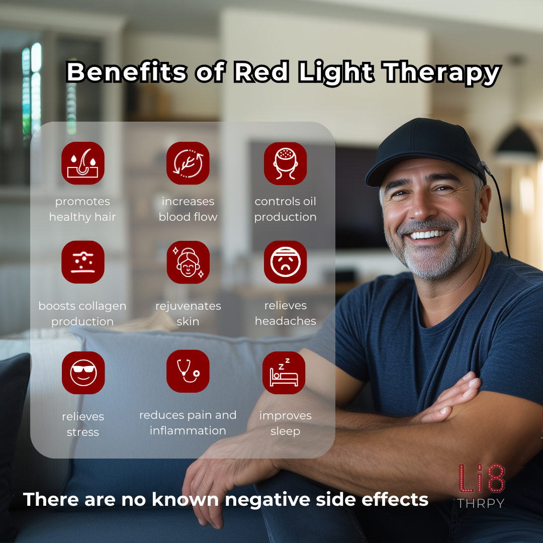 WIRELESS Red Light Therapy Cap Pro